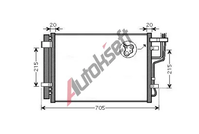 AVA QUALITY COOLING Kondenztor klimatizace AVA HY5183D, HY5183D