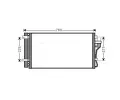 Kondenztor klimatizace AVA QUALITY COOLING ‐ AVA HY5190D