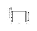 Kondenztor klimatizace AVA QUALITY COOLING ‐ AVA HY5194