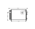 Kondenztor klimatizace AVA QUALITY COOLING ‐ AVA HY5195D