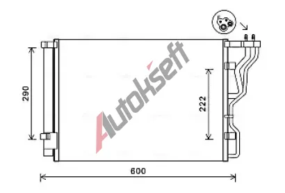 AVA QUALITY COOLING Kondenztor klimatizace AVA HY5299D, HY5299D