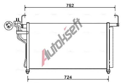AVA QUALITY COOLING Kondenzátor klimatizace AVA HY5315D, HY5315D AVA QUALITY COOLING Kondenzátor klimatizace AVA HY5315D, HY5315D