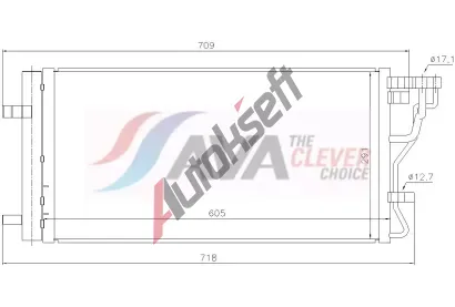 AVA QUALITY COOLING Kondenzátor klimatizace ** CLEVER FIT ** AVA HY5611D, HY5611D AVA QUALITY COOLING Kondenzátor klimatizace ** CLEVER FIT ** AVA HY5611D, HY5611D