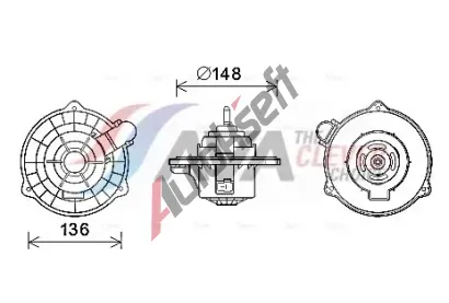 AVA QUALITY COOLING Vnitřní ventilátor AVA HY8404, HY8404 AVA QUALITY COOLING Vnitřní ventilátor AVA HY8404, HY8404