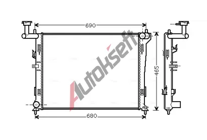 AVA QUALITY COOLING Chladi vody AVA HYA2179, HYA2179