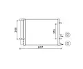 Kondenztor klimatizace AVA QUALITY COOLING ‐ AVA HYA5244D