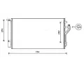 Kondenztor klimatizace AVA QUALITY COOLING ‐ AVA HYA5279D