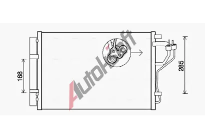 AVA QUALITY COOLING Kondenztor klimatizace AVA HYA5308D, HYA5308D