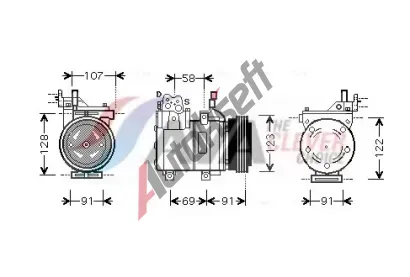 AVA QUALITY COOLING Kompresor klimatizace ** CLEVER FIT ** AVA HYAK161, HYAK161