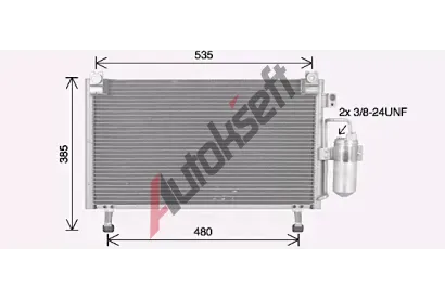 AVA QUALITY COOLING Kondenzátor klimatizace AVA IS5031D, IS5031D AVA QUALITY COOLING Kondenzátor klimatizace AVA IS5031D, IS5031D