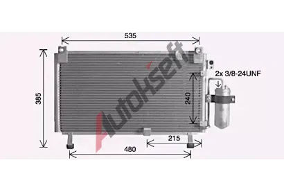 AVA QUALITY COOLING Kondenztor klimatizace AVA IS5032D, IS5032D
