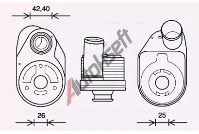 AVA QUALITY COOLING Chladi oleje AVA IV3136, IV3136