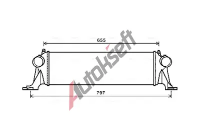 AVA QUALITY COOLING Chladič vzduchu intercooler AVA IV4132, IV4132 AVA QUALITY COOLING Chladič vzduchu intercooler AVA IV4132, IV4132