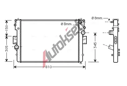 AVA QUALITY COOLING Chladi vody AVA IVA2057, IVA2057