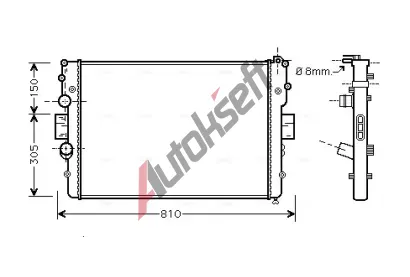 AVA QUALITY COOLING Chladi vody AVA IVA2087, IVA2087