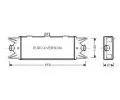 Chladi vzduchu intercooler AVA QUALITY COOLING ‐ AVA IVA4045