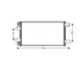 Kondenztor klimatizace AVA QUALITY COOLING ‐ AVA JE5074