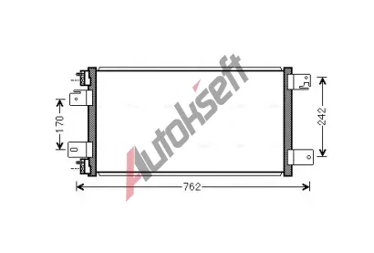 AVA QUALITY COOLING Kondenztor klimatizace AVA JE5074, JE5074