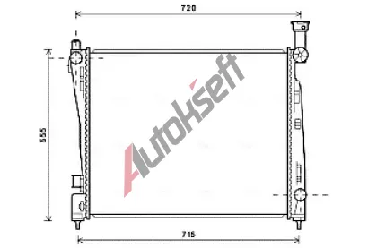 AVA QUALITY COOLING Chladi vody AVA JEA2054, JEA2054