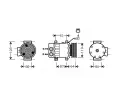 Kompresor klimatizace AVA QUALITY COOLING ‐ AVA JEAK047