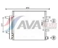 Kondenz�tor klimatizace&nbsp;AVA Clever Choice&nbsp;&dash;&nbsp;AVA JR5056D