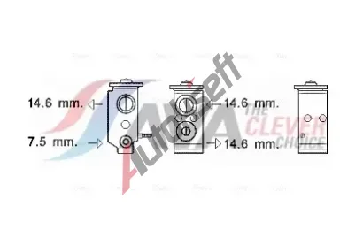 AVA Clever Choice Expanzn� ventil klimatizace AVA KA1277, KA1277