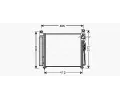 Kondenztor klimatizace AVA QUALITY COOLING ‐ AVA KA5065D