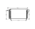 Kondenztor klimatizace AVA QUALITY COOLING ‐ AVA KA5081D