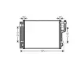 Kondenztor klimatizace AVA QUALITY COOLING ‐ AVA KA5100D
