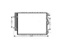 Kondenztor klimatizace AVA QUALITY COOLING ‐ AVA KA5123D