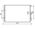 Kondenztor klimatizace AVA QUALITY COOLING ‐ AVA KA5229D