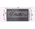 Kondenztor klimatizace AVA QUALITY COOLING ‐ AVA KA5301D