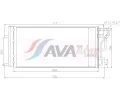 Kondenztor klimatizace AVA QUALITY COOLING ‐ AVA KA5355D