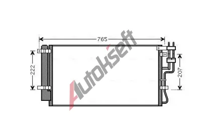 AVA QUALITY COOLING Kondenztor klimatizace AVA KAA5110D, KAA5110D