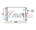 Kondenz�tor klimatizace&nbsp;AVA Clever Choice&nbsp;&dash;&nbsp;AVA KAA5151D