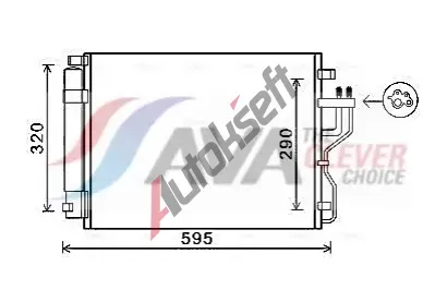 AVA Clever Choice Kondenz�tor klimatizace ** CLEVER FIT ** AVA KAA5151D, KAA5151D