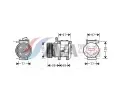 AVA QUALITY COOLING Kompresor klimatizace ** CLEVER FIT ** ‐ AVA KAAK117