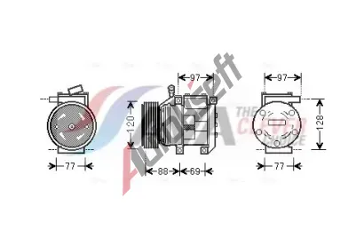 AVA QUALITY COOLING Kompresor klimatizace ** CLEVER FIT ** AVA KAAK117, KAAK117