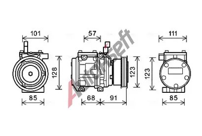 AVA QUALITY COOLING Kompresor klimatizace AVA KAAK145, KAAK145 AVA QUALITY COOLING Kompresor klimatizace AVA KAAK145, KAAK145