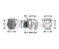 Kompresor klimatizace AVA QUALITY COOLING ‐ AVA KAAK146