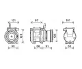 Kompresor klimatizace AVA QUALITY COOLING ‐ AVA KAAK208