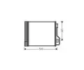 Kondenztor klimatizace AVA QUALITY COOLING ‐ AVA MCA5013D