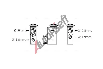AVA QUALITY COOLING Expanzn ventil klimatizace AVA MS1599, MS1599