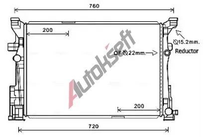 AVA QUALITY COOLING Chladi vody AVA MS2652, MS2652