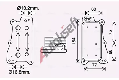 AVA QUALITY COOLING Chladi oleje AVA MS3688, MS3688