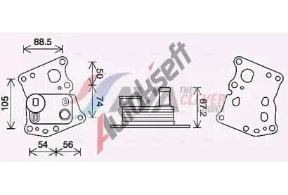 AVA QUALITY COOLING Chladi oleje ** CLEVER FIT ** AVA MS3701, MS3701