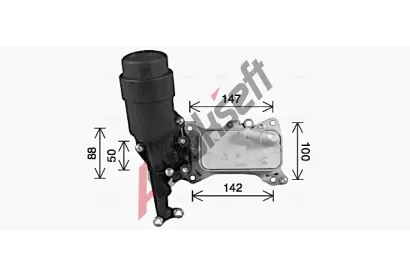 AVA QUALITY COOLING Chladi oleje AVA MS3741H, MS3741H