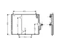 Kondenztor klimatizace AVA QUALITY COOLING ‐ AVA MS5160