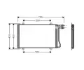 Kondenztor klimatizace AVA QUALITY COOLING ‐ AVA MS5219