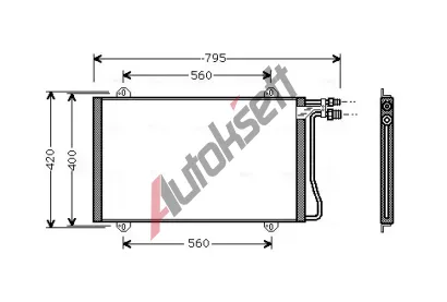 AVA QUALITY COOLING Kondenztor - klimatizace AVA MS5219, MS5219